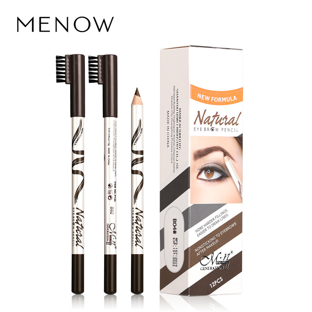 Meinuo Fine Eyebrow Pencil — 5-Color Set