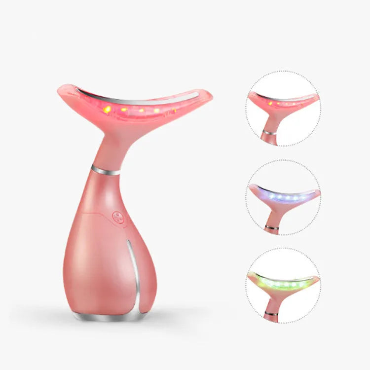 LED Photon Therapy Neck & Face Lifting Massager