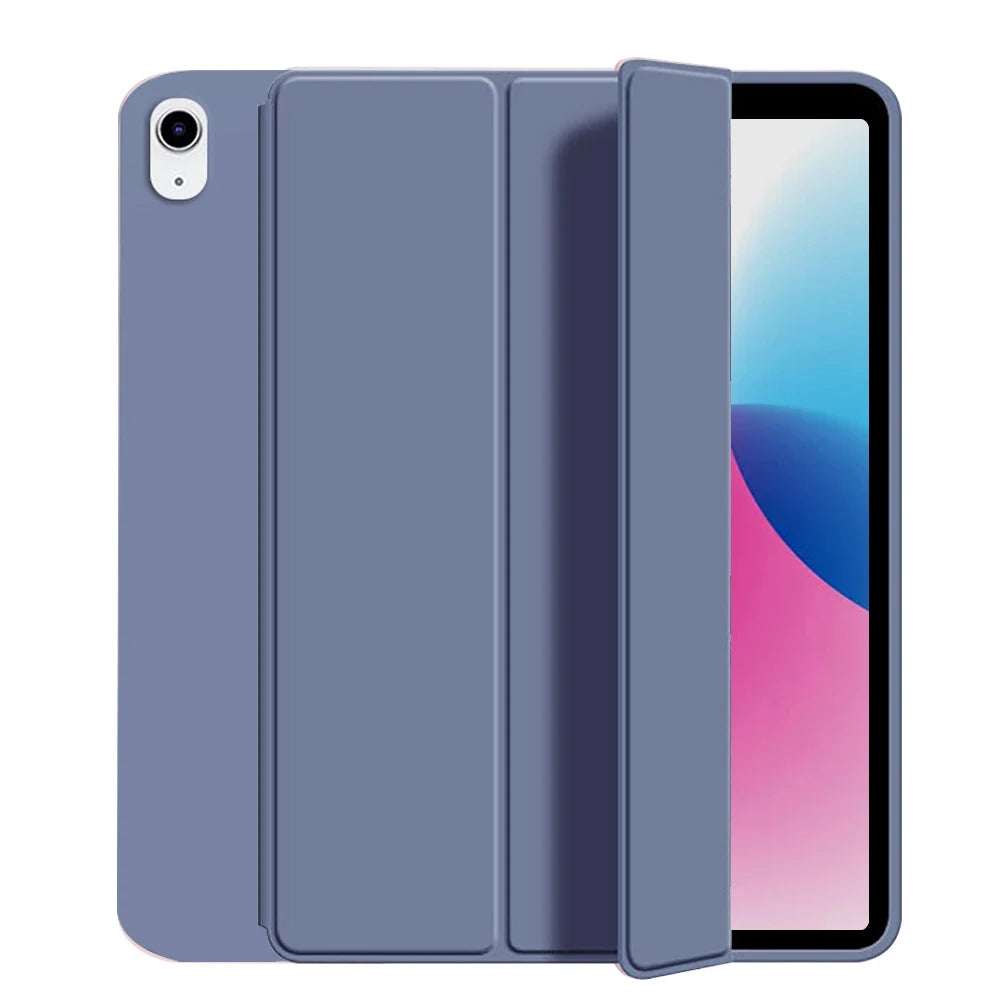Smart iPad Case — iPad 5th–10th Gen, Air 4/5/6/7, Pro 11" — Trifold Stand & TPU