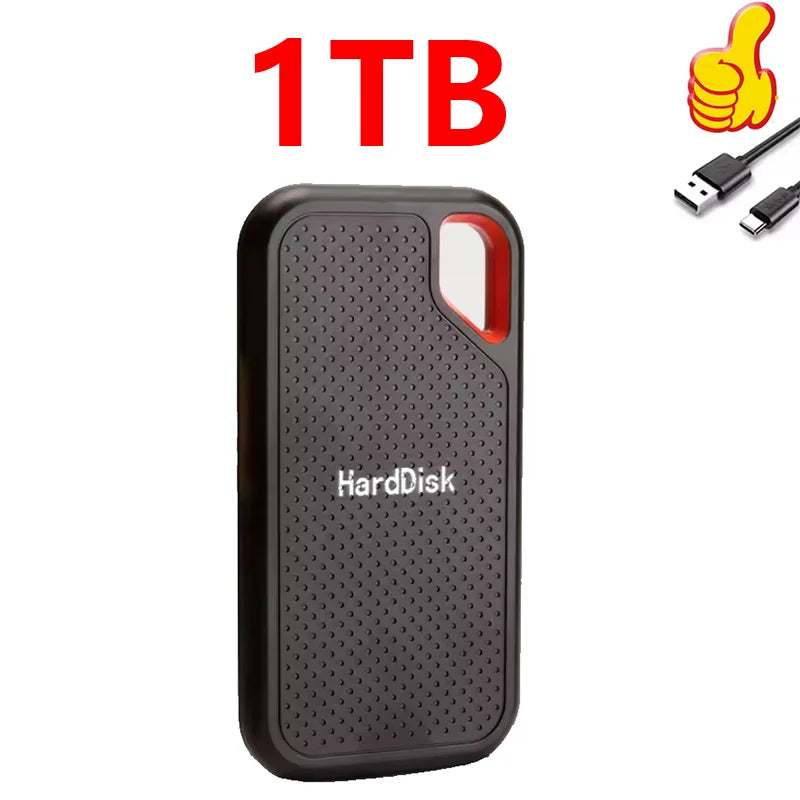Portable External SSD Storage Drive — USB 3.1 for Laptop/PC/Phone