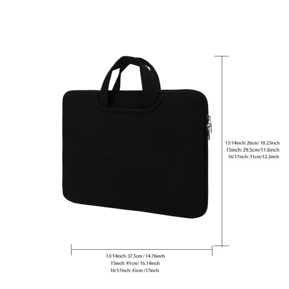 16" Laptop Handbag with Front Pocket — Lightweight Large Capacity Carry Bag