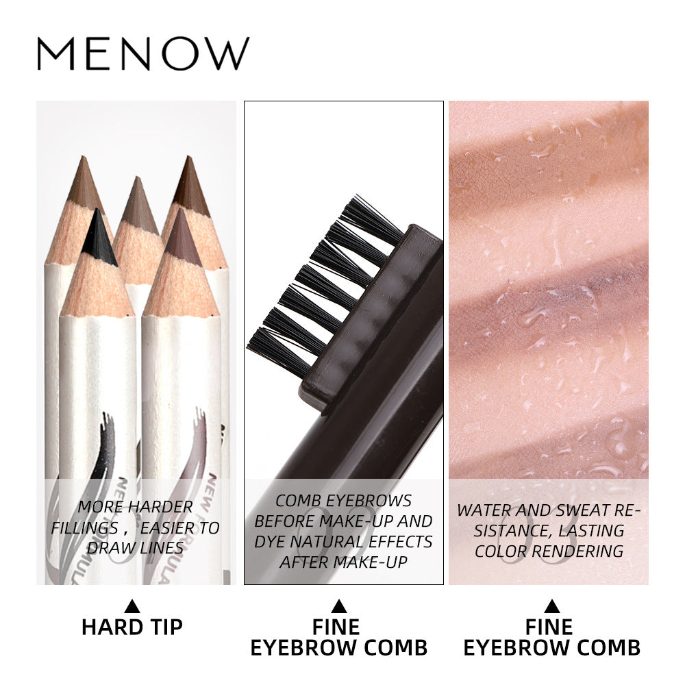 Meinuo Fine Eyebrow Pencil — 5-Color Set