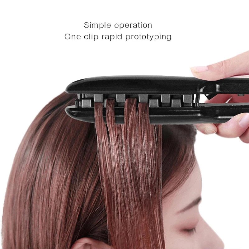 3D Grid Ceramic Hair Crimper — Volumizing Waver - Quick ShopBeauty & Personal Care