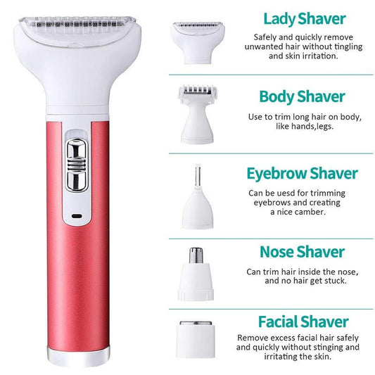 5-in-1 Multifunctional Facial Hair Trimmer for Women - Quick ShopBeauty & Personal Care
