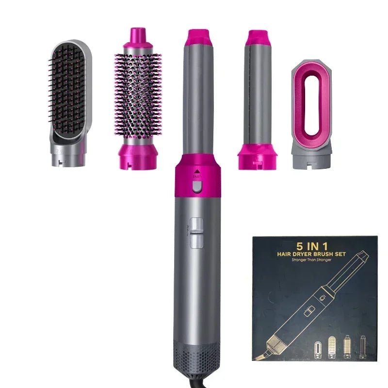 5-in-1 Professional Hair Dryer Hot Comb Set - Quick ShopBeauty & Personal Care
