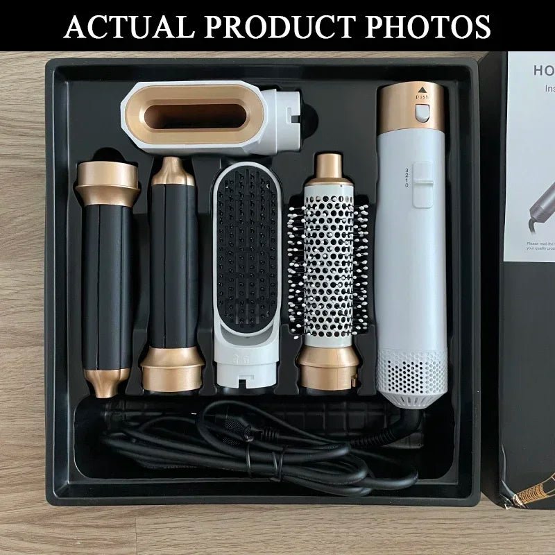 5-in-1 Professional Hair Dryer Hot Comb Set - Quick ShopBeauty & Personal Care