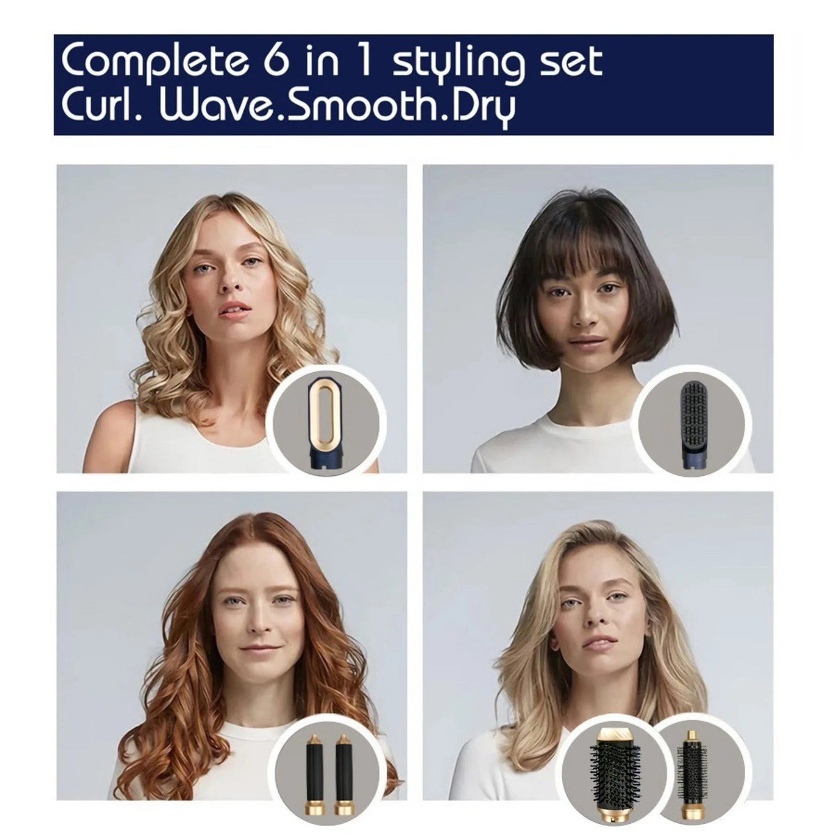 6-in-1 Hair Dryer Multi-Styler Set - Quick ShopBeauty & Personal Care