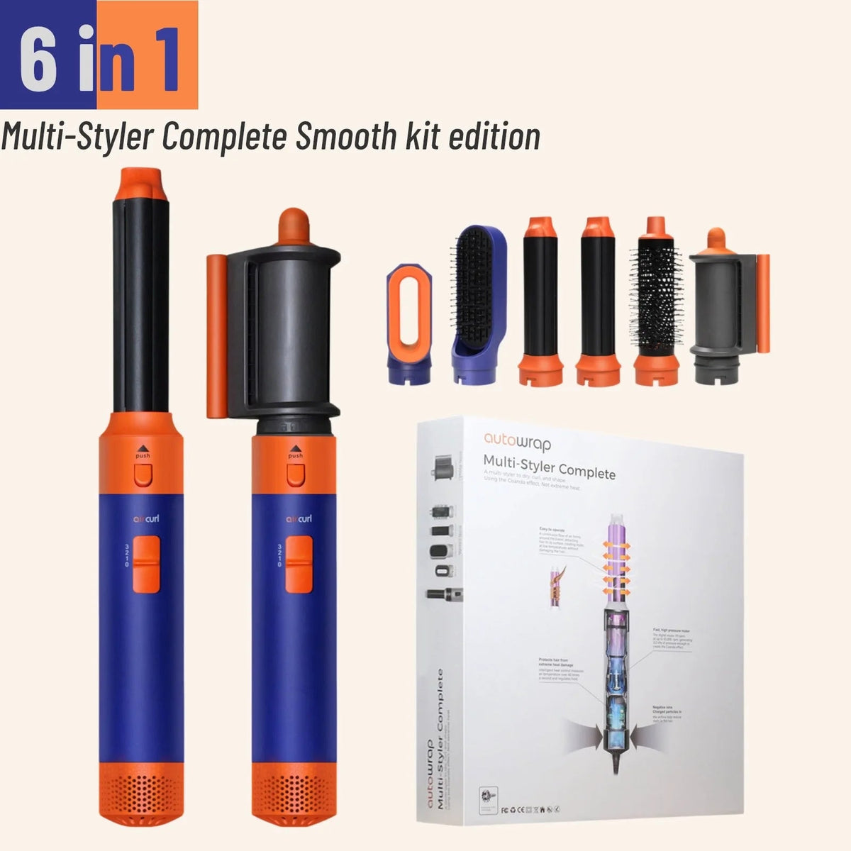 6-in-1 Hair Dryer Multi-Styler Set - Quick ShopBeauty & Personal Care
