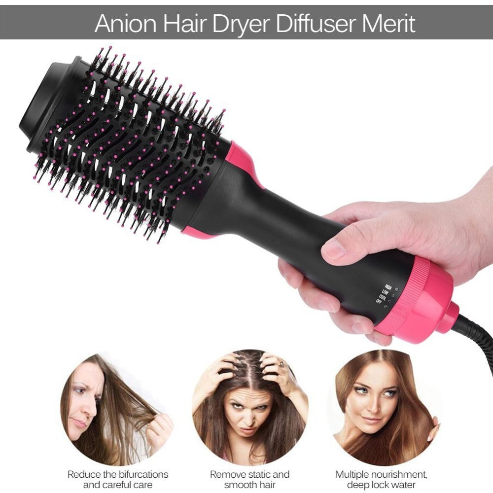 2-in-1 Hair Dryer Volumizer Hot Air Brush