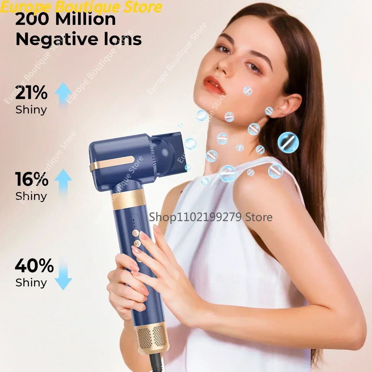 7-in-1 Brushless High-Speed Hair Dryer Brush - Quick ShopBeauty & Personal Care