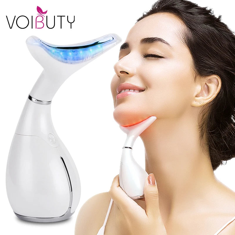 LED Photon Therapy Neck & Face Lifting Massager