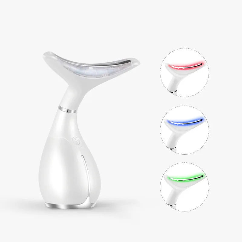 LED Photon Therapy Neck & Face Lifting Massager