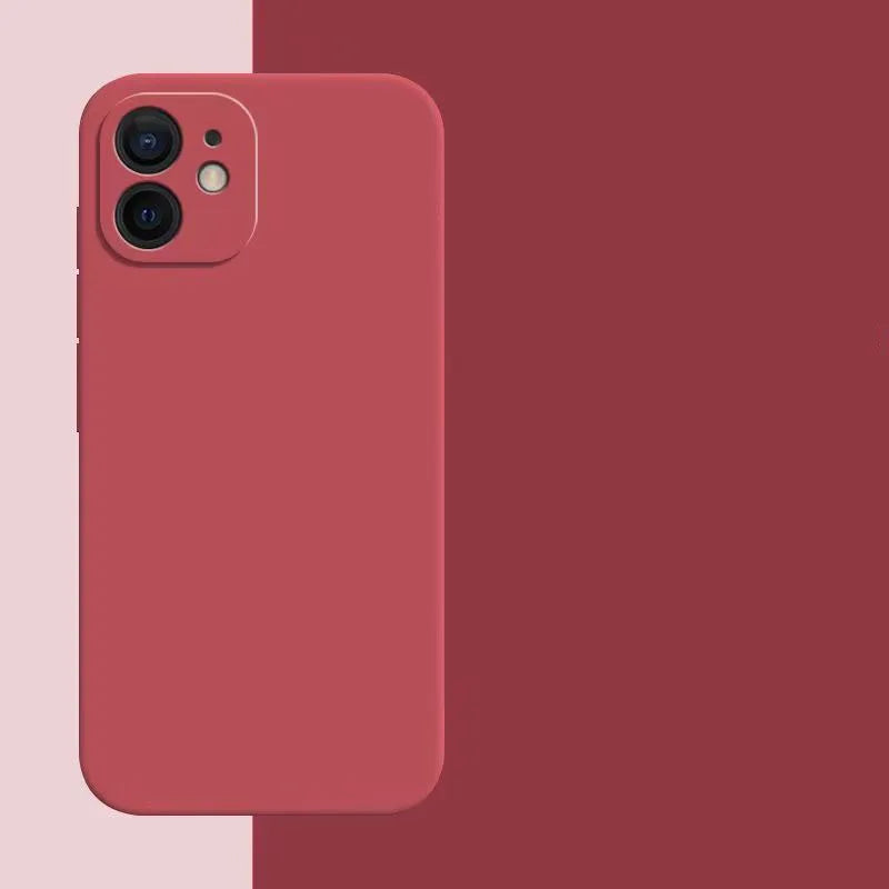 Candy Color Silicone Soft Case for iPhone 11–16 Series & iPhone Air — Shockproof Camera Protection