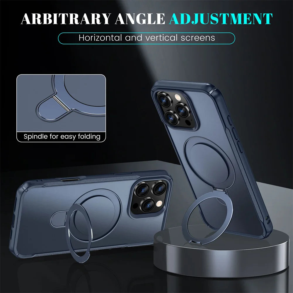 جراب حامل مغناطيسي قابل للطي متوافق مع MagSafe