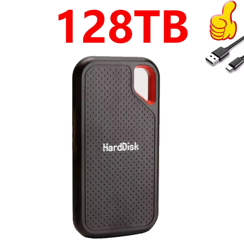 قرص تخزين خارجي محمول SSD — منفذ USB 3.1 للابتوب والكمبيوتر والجوال