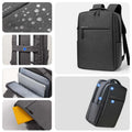 Large Capacity Waterproof Laptop Backpack — 15.6" & 17.3" Multi-Pocket Travel Bag