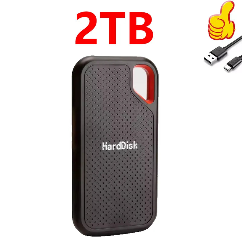 Portable External SSD Storage Drive — USB 3.1 for Laptop/PC/Phone