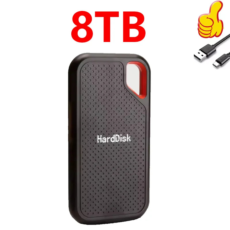 Portable External SSD Storage Drive — USB 3.1 for Laptop/PC/Phone