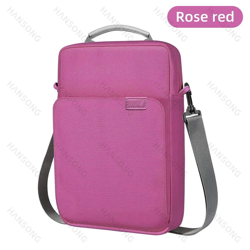 Tablet Shoulder Sleeve Bag — iPad Air/Pro 12.9", iPad Air 10.9", Galaxy Tab A 10"