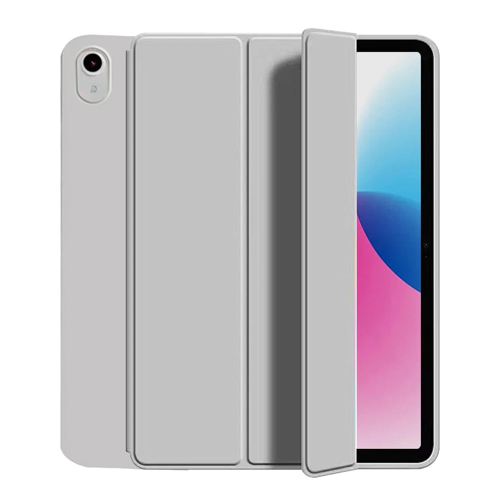 Smart iPad Case — iPad 5th–10th Gen, Air 4/5/6/7, Pro 11" — Trifold Stand & TPU