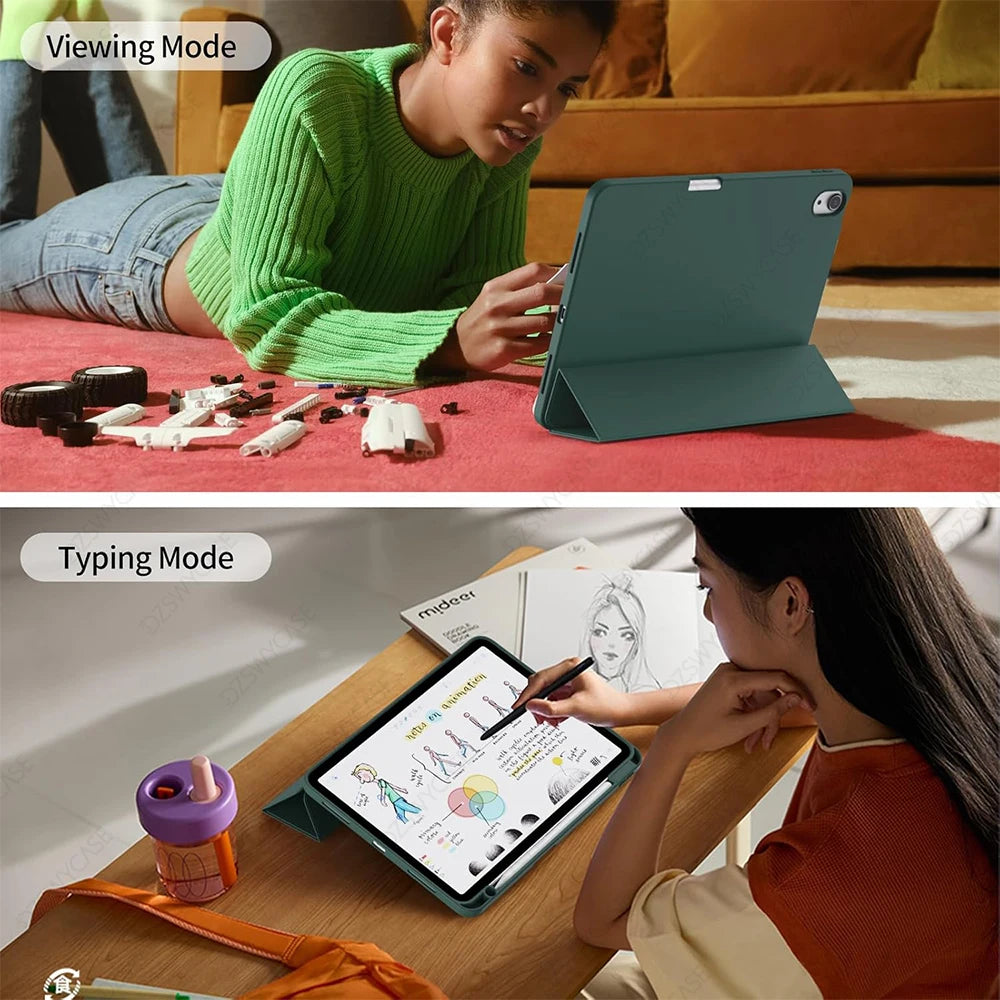 Smart Case for iPad Air 11" M4/M3/M2 — Trifold Stand with Pencil Holder