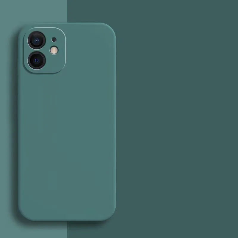 Candy Color Silicone Soft Case for iPhone 11–16 Series & iPhone Air — Shockproof Camera Protection