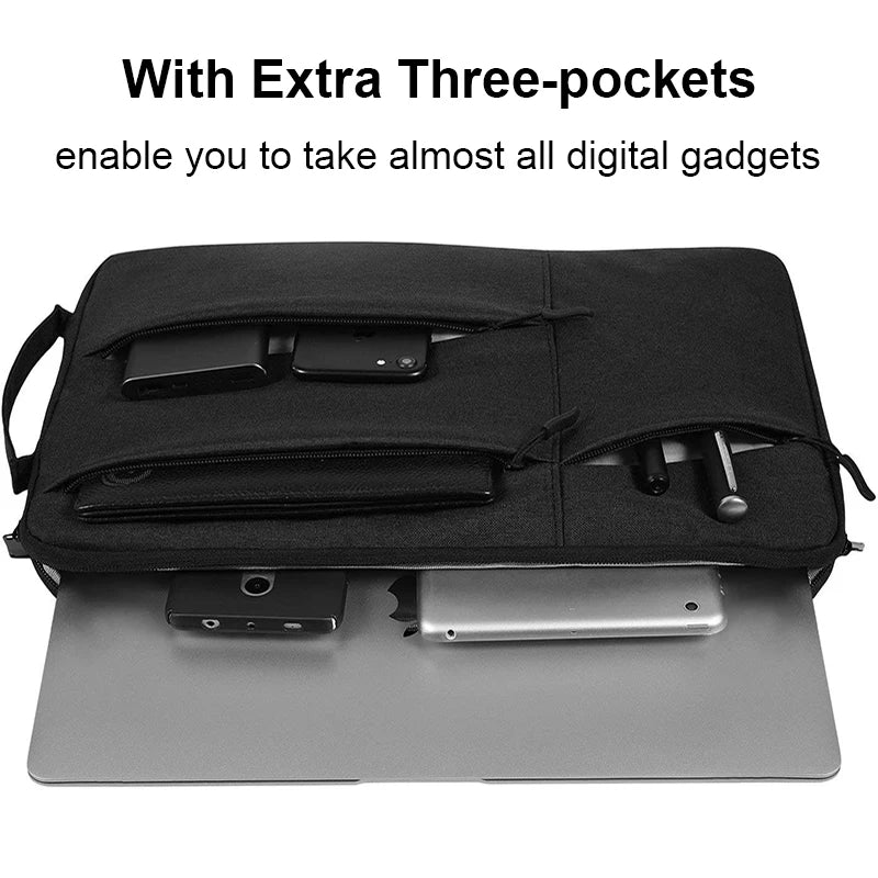 Laptop Sleeve Case for MacBook Air/Pro, Redmi — 13" to 15.6" Portable Cover