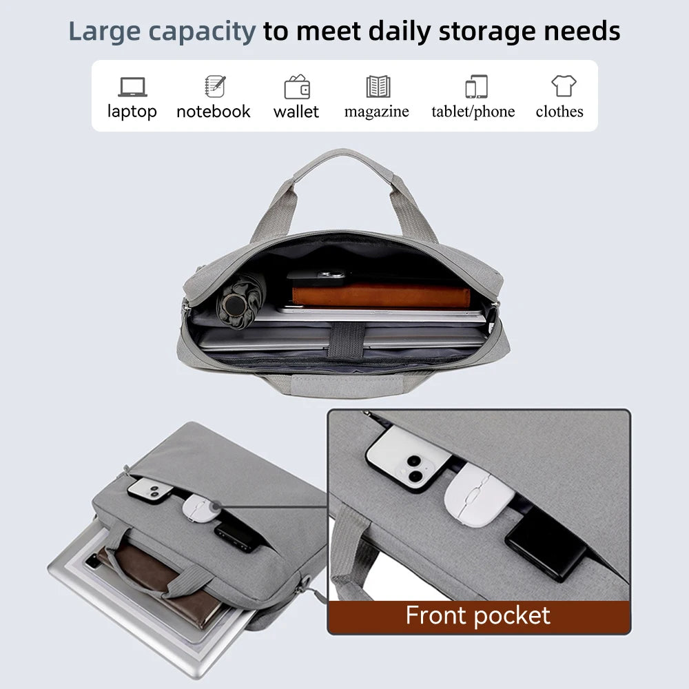 Waterproof Laptop Sleeve Bag — 14" & 15.6" for MacBook Air/Pro & Tablets