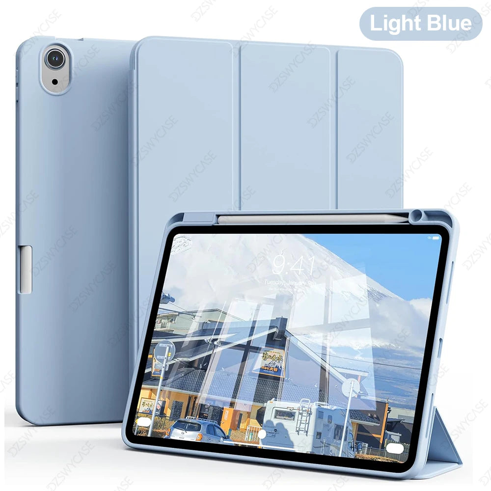 Smart Case for iPad Air 11" M4/M3/M2 — Trifold Stand with Pencil Holder