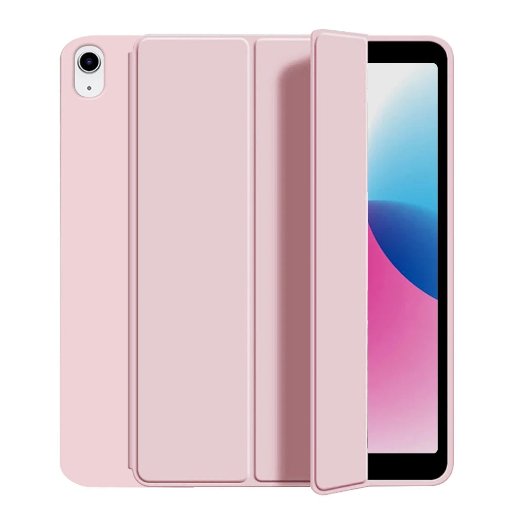 Smart iPad Case — iPad 5th–10th Gen, Air 4/5/6/7, Pro 11" — Trifold Stand & TPU