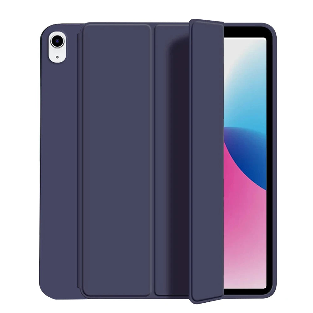 Smart iPad Case — iPad 5th–10th Gen, Air 4/5/6/7, Pro 11" — Trifold Stand & TPU