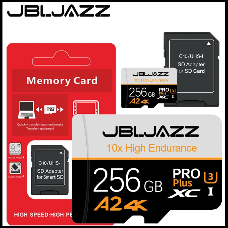Micro TF SD Card High Speed Cartao De Memoria 512GB 256GB 128GB 64GB Class 10 U3 V30 TF Flash Cards For Phone Camera Drone