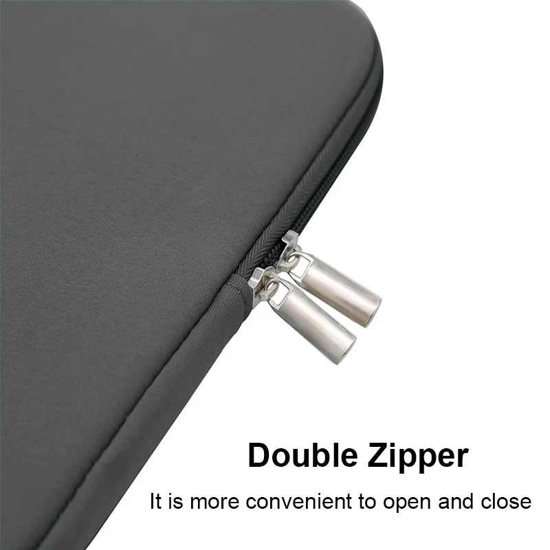 Laptop Bag for MacBook, Xiaomi, Dell, Lenovo — 13" to 15.6" Cotton Sleeve