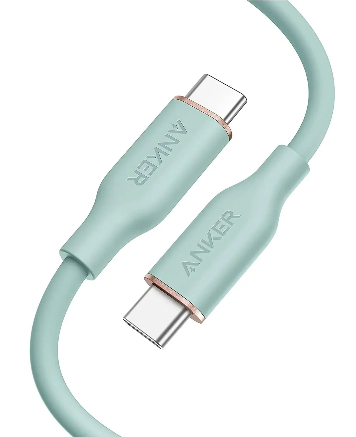 Anker 643 PowerLine III Flow USB C to USB C Cable 100W Fast Charging Silica Gel Cord 3ft 6ft Multiple Lengths