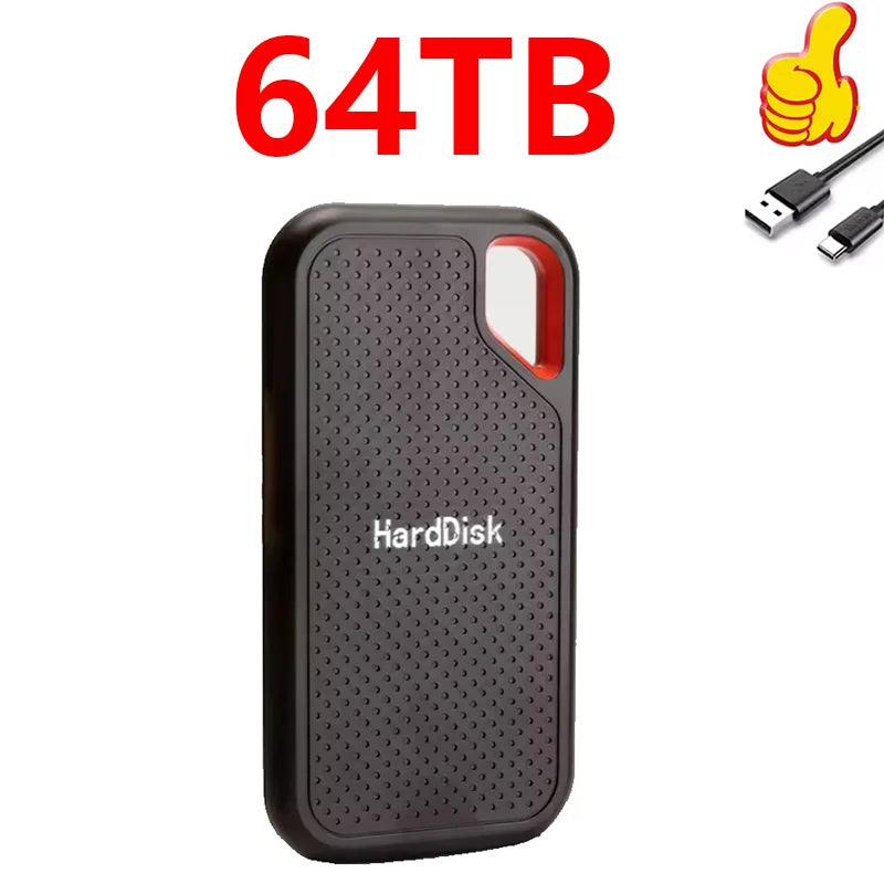 Portable External SSD Storage Drive — USB 3.1 for Laptop/PC/Phone