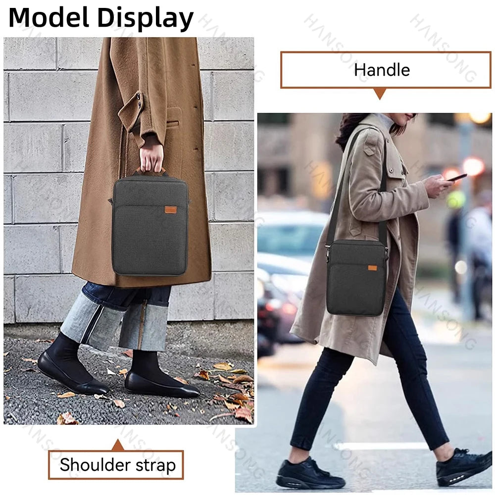 Tablet Shoulder Sleeve Bag — iPad Air/Pro 12.9", iPad Air 10.9", Galaxy Tab A 10"