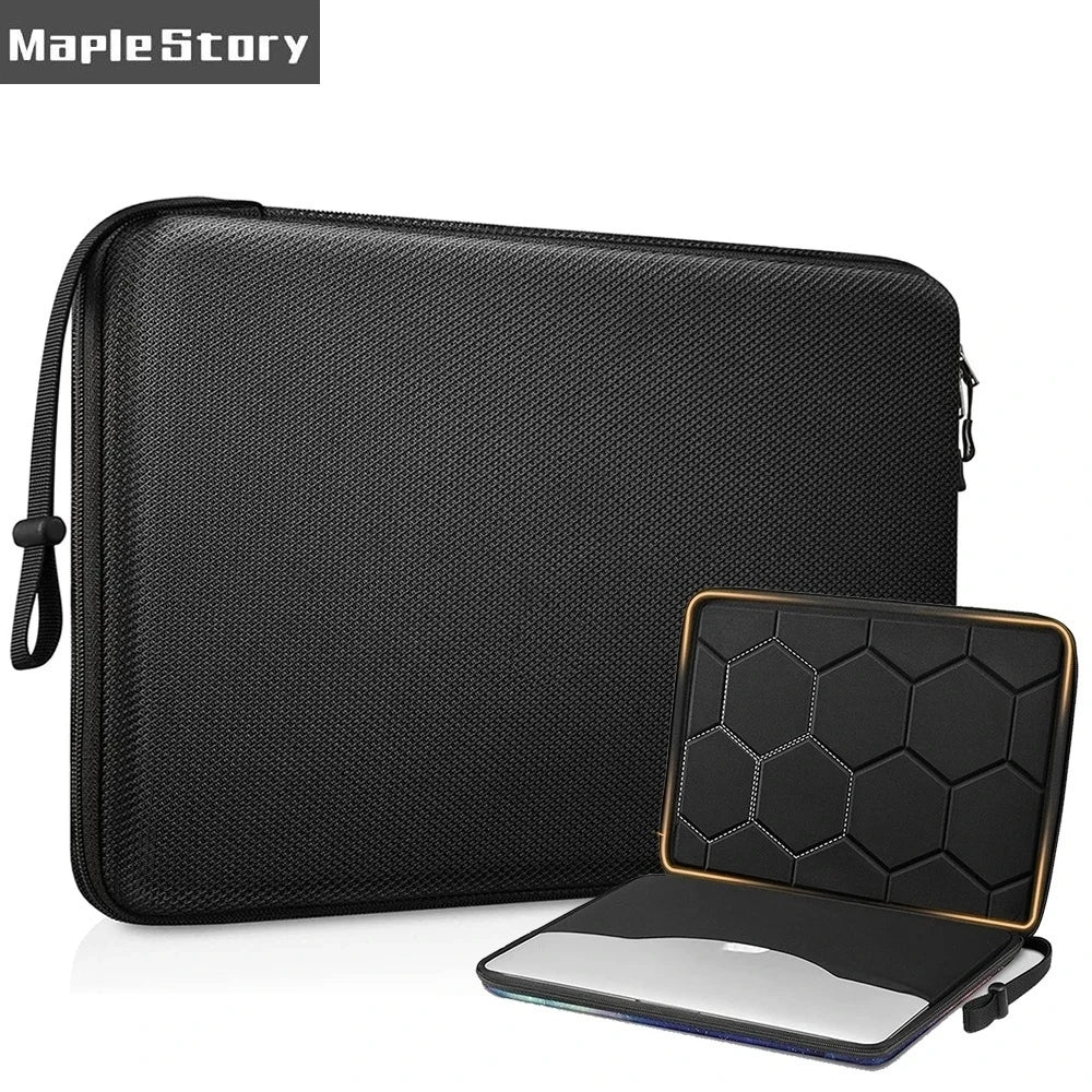 Hard EVA Laptop Sleeve Case — 13" / 15.6" / 16" Shockproof Carrying Bag