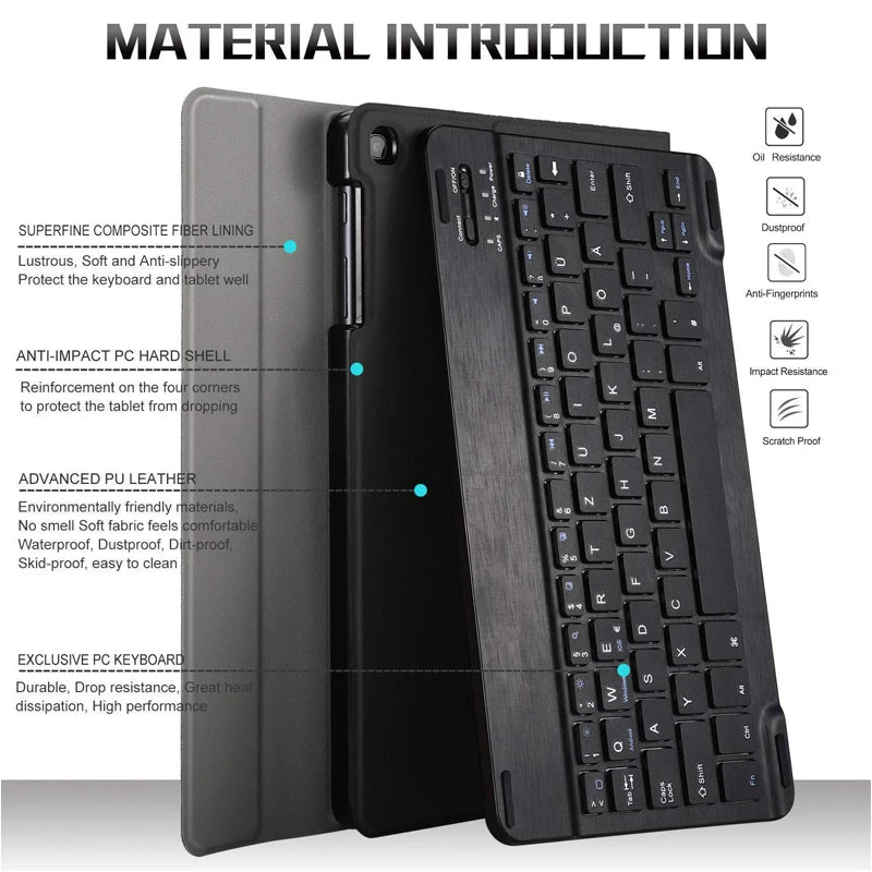Magnetic Keyboard Case for iPad Air 4/5, iPad Pro 11"/12.9", iPad 10th Gen