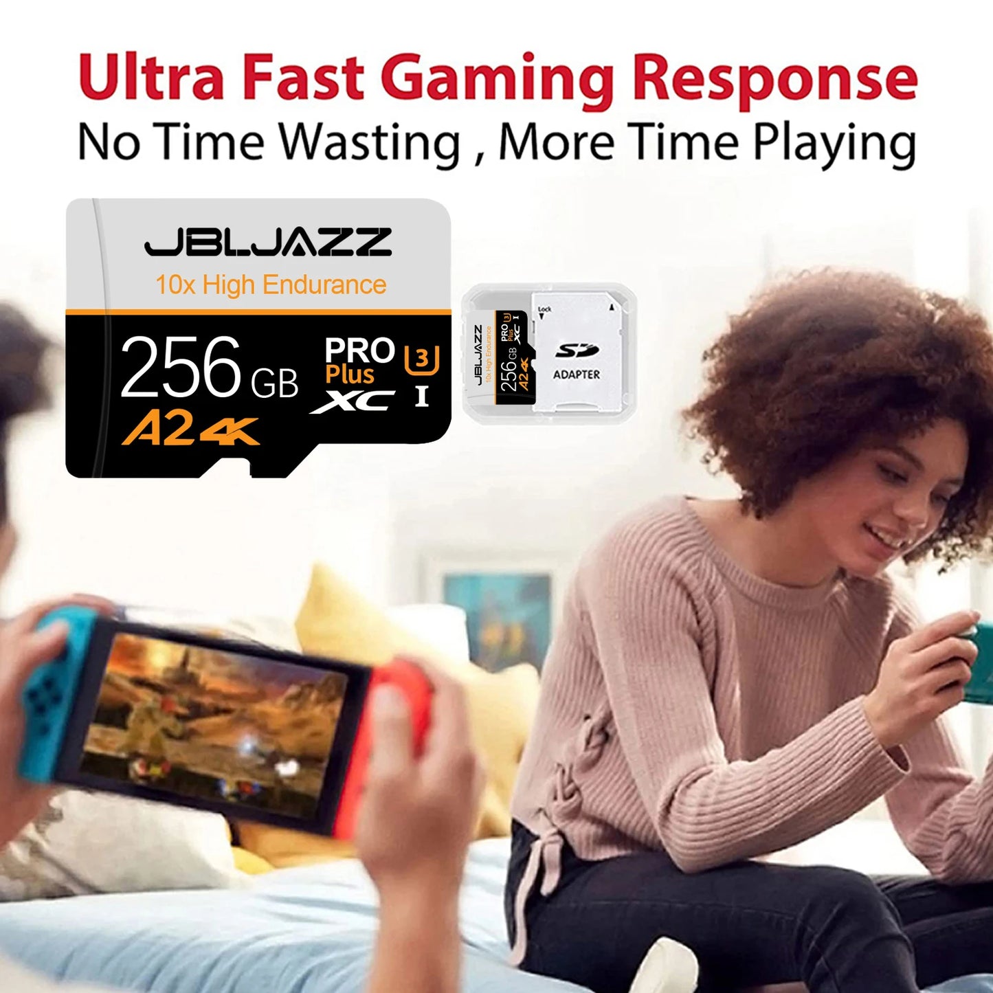 Micro TF SD Card High Speed Cartao De Memoria 512GB 256GB 128GB 64GB Class 10 U3 V30 TF Flash Cards For Phone Camera Drone