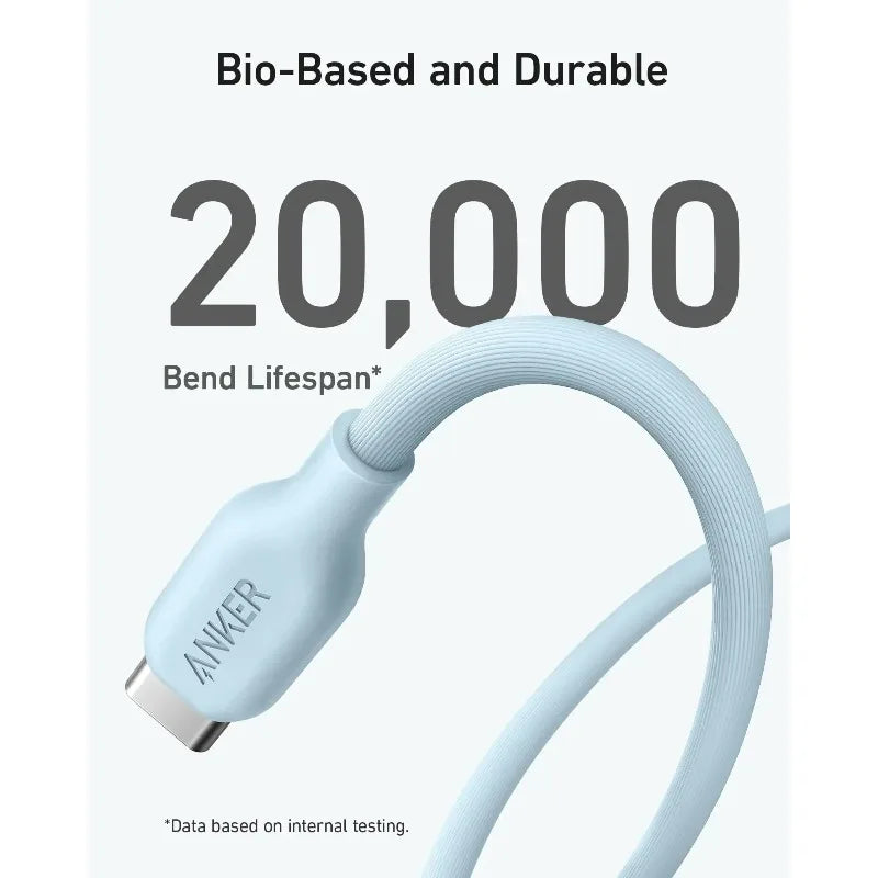 ANKER USB C To USB C 5A Data Cable 240W PD Environmentally Friendly Fast Charging CableCharging Cable for IPhone16  MacBook IPad