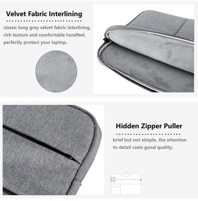 Water-Resistant Laptop Bag & Briefcase — 11" to 15.6" for MacBook & Notebooks