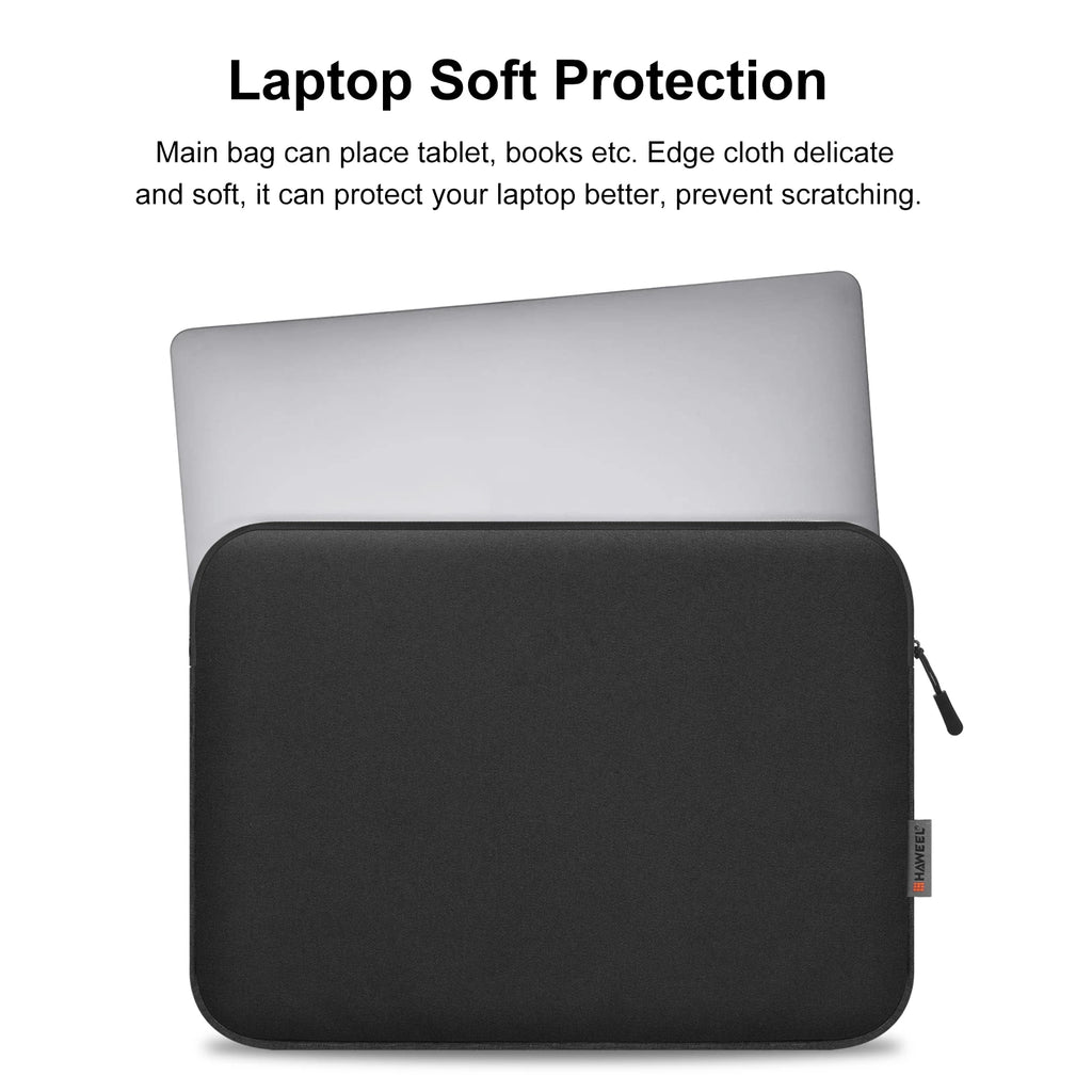 HAWEEL Laptop Sleeve Case — 11" to 16" Zipper Carrying Bag for MacBook