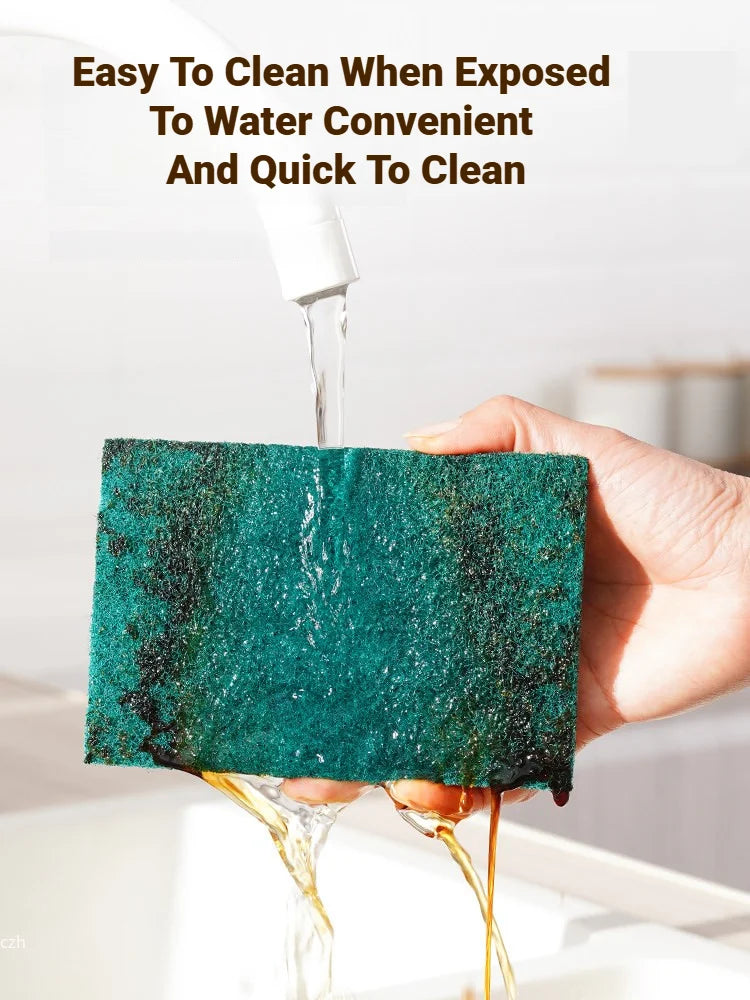 Scratch-Free Kitchen Scrub Pads — Non-Scratch Scouring Pads for Non-Stick Pans & Delicate Surfaces