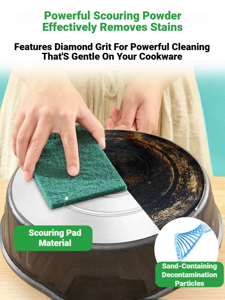 Scratch-Free Kitchen Scrub Pads — Non-Scratch Scouring Pads for Non-Stick Pans & Delicate Surfaces