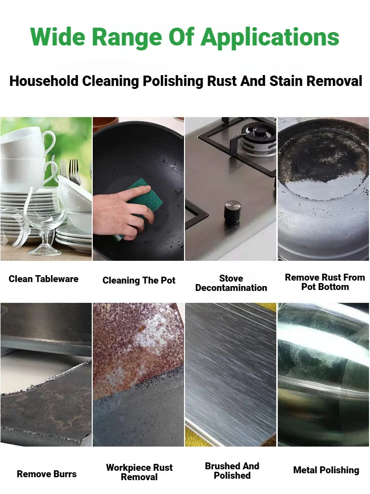 Scratch-Free Kitchen Scrub Pads — Non-Scratch Scouring Pads for Non-Stick Pans & Delicate Surfaces