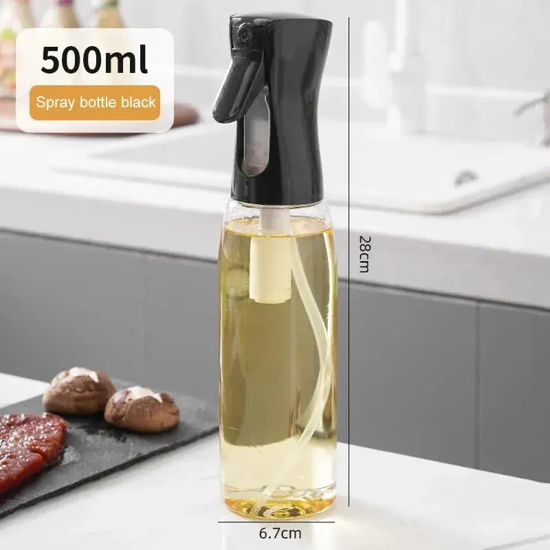 Kitchen Oil Spray Bottle for Cooking & Air Fryer — Refillable Mist Sprayer for Olive Oil & Sauces