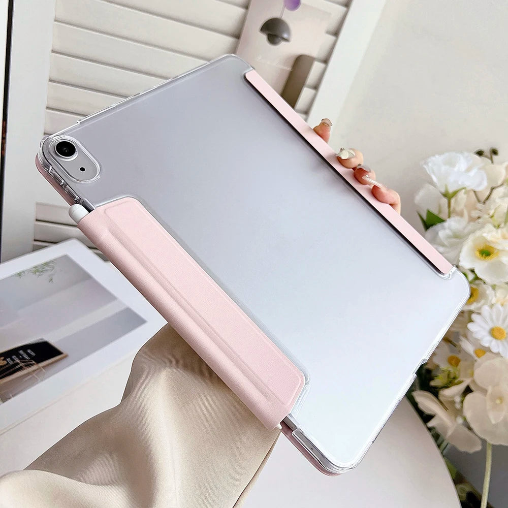 Smart Case for iPad A16 11th Gen 2025 — Air M2/M3, Pro 11, iPad 8th–10th