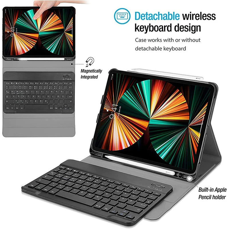 Magnetic Keyboard Case for iPad Air 4/5, iPad Pro 11"/12.9", iPad 10th Gen