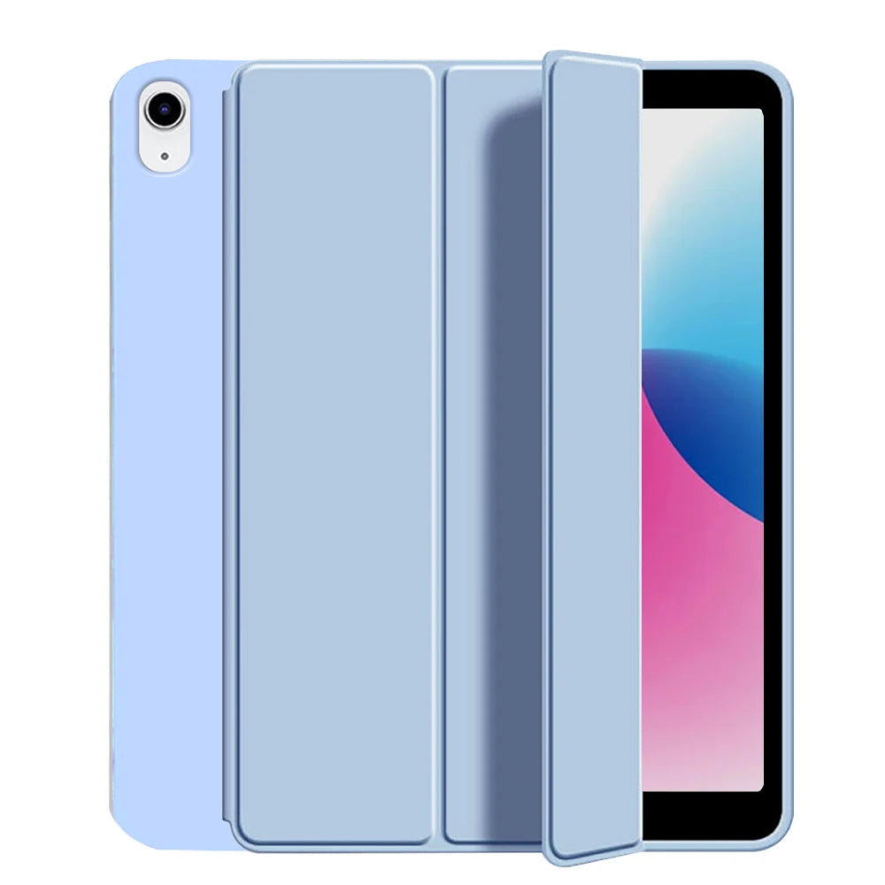 Smart iPad Case — iPad 5th–10th Gen, Air 4/5/6/7, Pro 11" — Trifold Stand & TPU