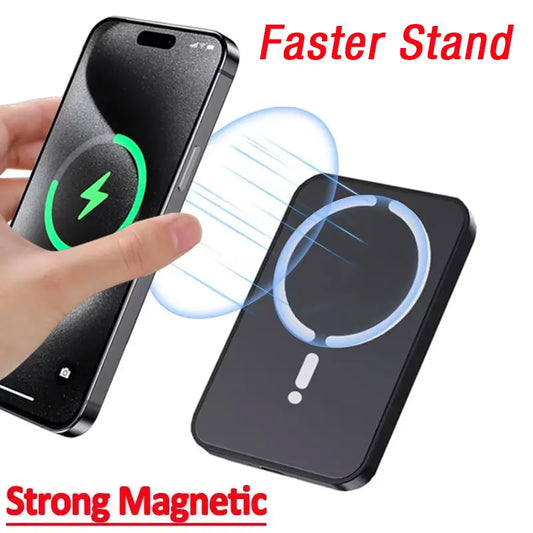 Magnetic Car Phone Holder with 15W Wireless Charging — Dashboard & Vent Mount for iPhone & Android